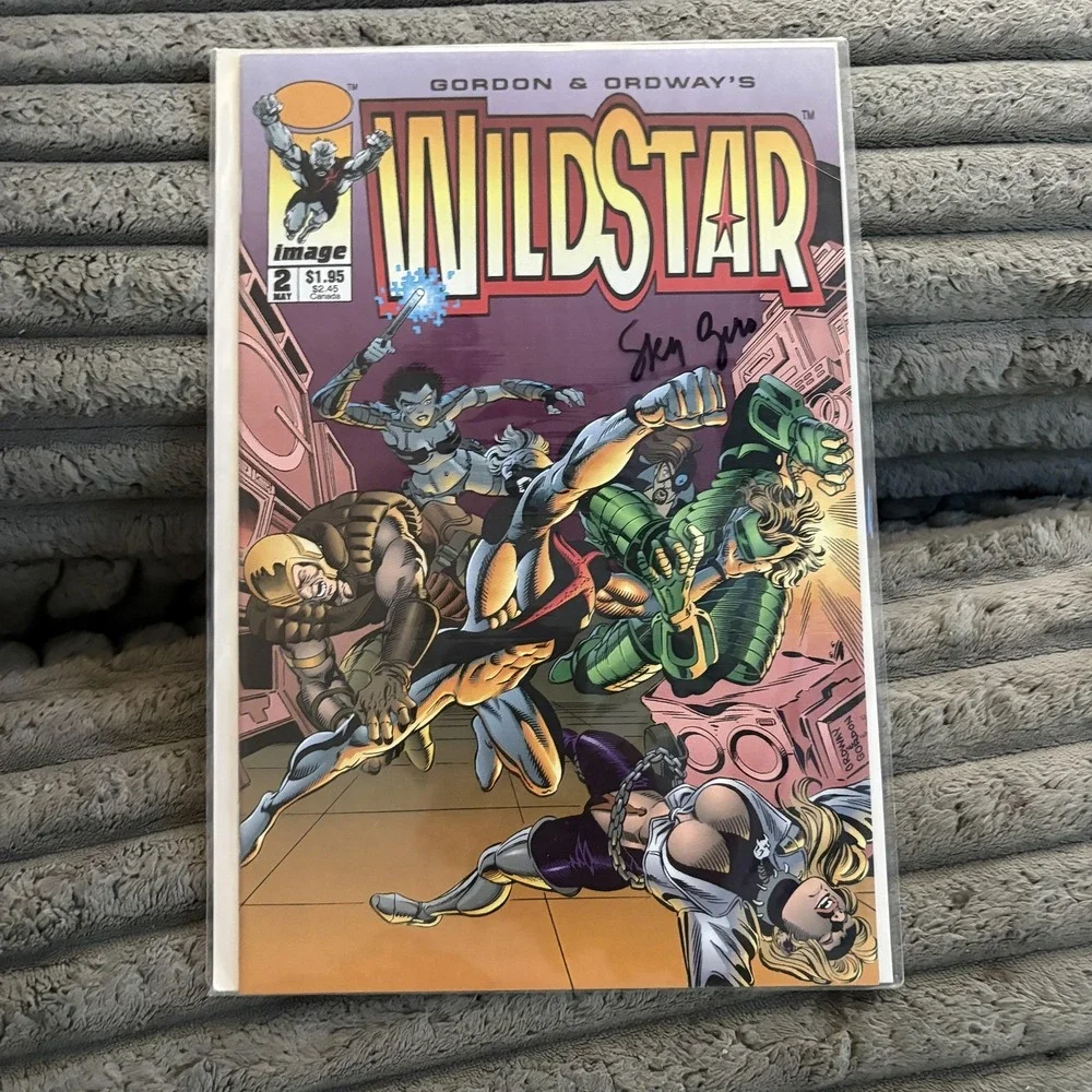 Wildstar Image Comics #2 1993 Signed Gordon Ordway Modern Age Comic Book